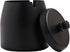 Stainless Steel Ashtray with Lid - Black - Ø 8 cm - Wind Ashtray for Outdoor & Indoor Use - Storm Ashtray