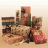 Christmas Wrapping Paper - 6 Sheets - Retro & Vintage Design - Complete Set with 2x Rope, Tape & Stickers - Gift Wrap