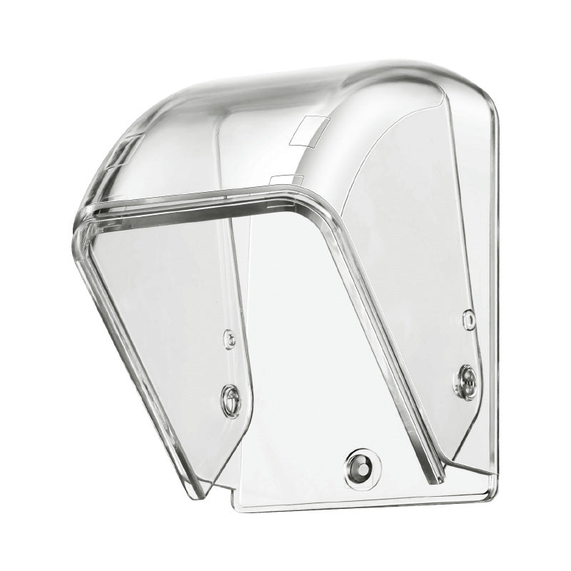 Wireless doorbell waterproof cover - transparent outdoor weatherproof cover - outdoor doorbell protective cover - suitable for wireless doorbell - doorbell with camera - 9x7x7 cm