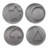 Cookie Cutters - Cookie Press Tools - Cookie Molds - DIY Baking Mold Set - Stainless Steel - Set of 12