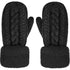 Thick Fleece Lined Warm Knitted Mittens for Women, Super Soft Thermal Winter Hand Warmers with Stretchy Elastic Wrist, One Size for Most Hand Shapes