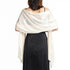 Satin Solid Evening Wrap Wedding Shawl Shrug Bolero for Women, 200x70 cm Plain Weave Polyester, Elegant Medium Length Design for Formal Events