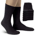 Black Premium Cotton Socks for Men and Women Pack of 10, Breathable 85% Cotton with Spandex for All-Day Comfort, Sweat-Wicking Durable Everyday Wear