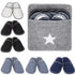 Felt Slippers 6-Pack Quiet Non-Slip for Travel Hotel Home, Washable Portable Guest Slippers with Textured Soles, 2 Pairs per Size 36-39 40-42 43-45