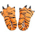 Unisex Animal Paw Clog Slippers Chicken Bird Foot Cow Tiger Giraffe Design, Soft Fleece Lined Non-Slip Sole, Size L 40-45 for Fun Halloween Party and Home Wear