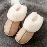 Women's Winter Fashion Cotton Slippers for Size 38-39, Soft Furry Inner Lining, Durable TPR Non-Slip Sole for Indoor Home Office and Gift Use