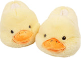 Cute Fuzzy Duck Shark Lion Dog Animal Slippers for Women, Non-Slip Indoor Outdoor House Shoes, Soft Plush with Memory Foam Sole EU Size 41-45