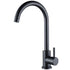 Kitchen Faucet, Single Handle High Arc Sink Faucet, 360 degree rotation, single-handle control, Matte Black Finish
