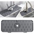 Sink protector, silicone sink mat, faucet splash guard, silicone splash guard under the faucet, kitchen and bath protection