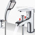 Shower Mixer Shower Faucet Single Hole Hot and Cold Dual-use Faucet Alloy, Hot and Cold Basin Faucet with Shower Dual-use Single Hole Valve