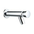 Modern Self-closing Brass Bathroom Sink Faucet, G1/2 Thread, cold water use, water-saving flow, ceramic cartridge, Chrome Finish
