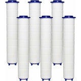 Filter Shower Head 6 PP Cotton Filters, PP Cotton Filter Element for Shower Head and Ionic Filter, for Rain Shower Head