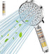 Cobbe Shower Head With Filter- High Pressure Bathroom Nozzle With 6 Spray Modes, Large Strong Flow Rain for Hard Water Filter, Chrome Finish