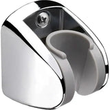 Wall Mounted Shower Bracket for Handheld Shower Head, Height and Angle Adjustable Bathroom Holder, ABS Material, Chrome Finish