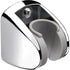 Wall Mounted Shower Bracket for Handheld Shower Head, Height and Angle Adjustable Bathroom Holder, ABS Material, Chrome Finish