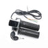 Replacement Electric Throttle Handle for Electric Bike Scooter Twist Throttle Handle with LCD Display and Power, Made of Abs, Black Color