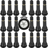 Valves 20 pieces Tr413 valve tire rim rubber short for car tires bicycle motorcycle, Easy to Use, Good Performance