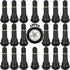 Valves 20 pieces Tr413 valve tire rim rubber short for car tires bicycle motorcycle, Easy to Use, Good Performance