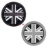 7.7mm Silica Gel Car Cup Anti-slip Pad Mat for Mini for Cooper 2011 2012 2013 R Gray, Replacement Part, Made of Silicone, Black Color, 2 Pcs Pack