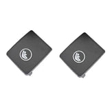Replacement Bil Bakre Krok Isofix Skydd För V60 V90 Xc40 Xc60 S60 S90 - 2x Svart Barnsäkerhet, Made of Abs, Black Color