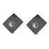 Replacement Bil Bakre Krok Isofix Skydd För V60 V90 Xc40 Xc60 S60 S90 - 2x Svart Barnsäkerhet, Made of Abs, Black Color