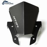 Motorcycle Windshield compatible with YAMAHA MT07 MT-07 FZ-07 2013 2014 2015 2016 2017 Motorcycle Wind Deflector Windscreen MT 07, Made of Aluminum