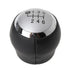 6-speed gear lever knob compatible with Urban Cruiser compatible with Rav4 D4d Avensis Yaris Al, Made of Plastic, Black Color