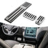 3pcs Foot Pedal Set Accelerator Brake Pedal Footrest Stainless Steel Rubber Non-Slip Replacement for Tesla Model SX—max