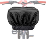 Compatible Bicycle basket rain cover, pack of 2. Waterproof Black for baskets - suitable for, Easy to Use, Good Performance