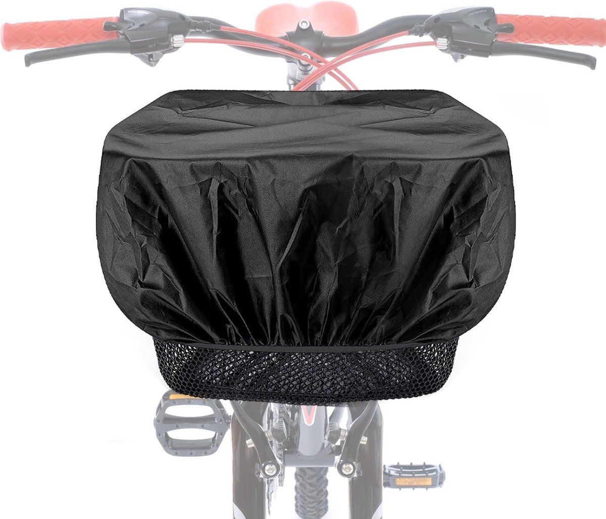 Compatible Bicycle basket rain cover, pack of 2. Waterproof Black for baskets - suitable for, Easy to Use, Good Performance