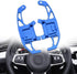High-performance aluminum gearshift paddles (blue) for Golf Golf 7 R-line (models 2015-2019), Golf 7 GTI (models 2015-2019), Replacement Part