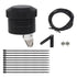 Chain Lubricator Oiler Lubrication System compatible with Suzuki-Kawasaki bike Universal Black【pl】, Made of Aluminum