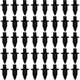 Plastic rivets, Vehicle mounting clips, 50 pcs Body for Yamaha/Suzuki/Kawasaki/Forza, Plastic fairing 6 mm hole, Replacement Part