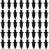 Plastic rivets, Vehicle mounting clips, 50 pcs Body for Yamaha/Suzuki/Kawasaki/Forza, Plastic fairing 6 mm hole, Replacement Part