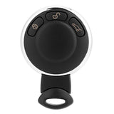 3-button remote control for Mini Cooper 2007 2008 2009 2010 2011 2012 2013 2014 KR55WK4, Replacement Part, Black Color