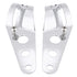 High Quality 35-43mm Motorcycle Headlight Bracket Bracket Fork Tube Clamp Kit Chrome for Chopper Cafe Racer, Made of Iron