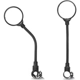 Compatible 2 pieces bicycle rearview mirror with gasket, 360° adjustable handlebar mount, HD wide angle safe cycling for