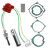 Durable High Quality 12V Glow Plug Repair Kit for 2KW 5KW 8KW Heater Efficient, Made of Steel, Red Color, Perfect Fit