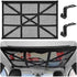 Replacement Car roof storage net 90cmx65cm Universal luggage bag for travel and organization Four armrests., Transparent Color
