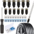 30 Pcs Rubber Nails for Car Motorcycle Tire Repair with Screwdriver Compatible with Cars Motorcycles 15 Small 15 Large