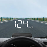 Head-Up Display, Universal GPS HUD for Car, Speedometer with USB Interface, Speed, Driving Direction, Overspeed, Error Code, Black Color