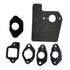 Carburetor Insulator Gasket GV160 GCV160 GCV190 GSV190 Garden Tools Lawn Mower Accessories Lightweight, Metal material, Black Color