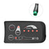 S810 E-Bike Meter LED Display IP65 36V UART Compatible with Electric Bike Electric Bicycle Meter (36V) Black 5PIN, ABS + Plastic material, Black Color