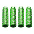 4 pcs Aluminum Alloy Bike Pegs Bmx Pedals Fit 3/8 Inch Axles Bicycle Back Pedals, automotive replacement use, Green Color