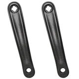 Bicycle Crank Arm(one Pair/left/right) Bicycle Replacement Hand Crank Arm For Bike Replacement Acce, Aluminum Alloy material, Black Color