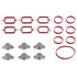 19 pcs Car Intake Manifold Blind Plugs and Gasket Kit 11612246945 for 525D 530D 535D X3 X5 X6 M47 M57N 1617790198, Aluminum Alloy + Rubber material