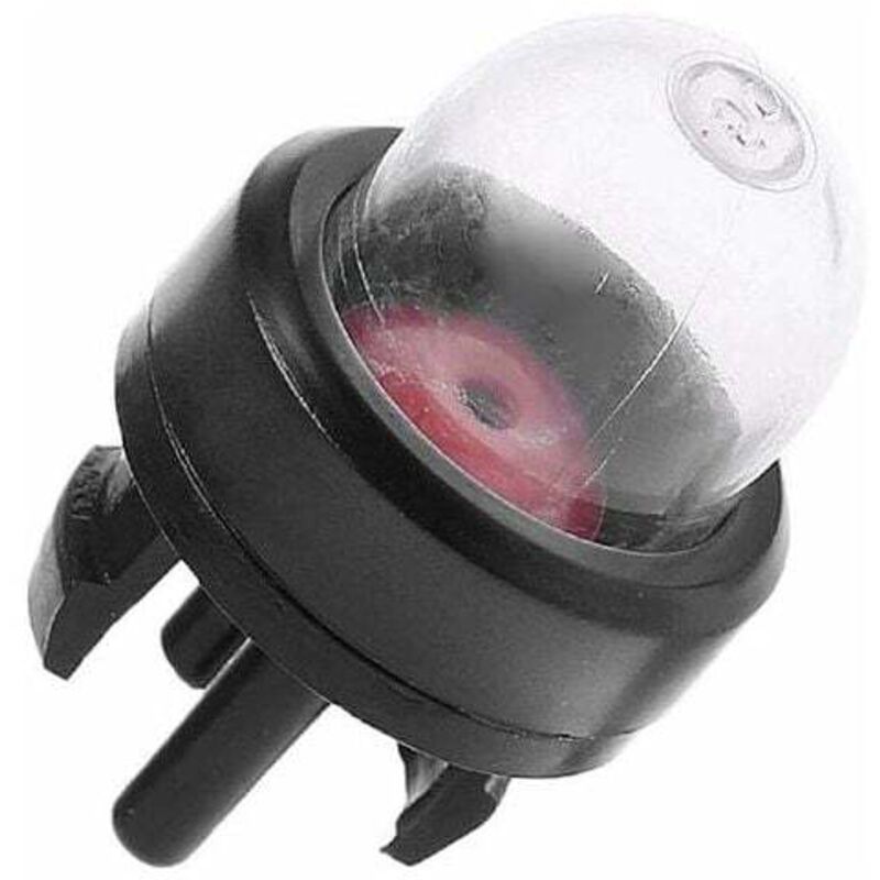Priming Pump for Chainsaw, Affordable Garden Tool Accessory Compatible with Trimmer Lawn Mower Carburetor (1 Pc), PC + Plastic material, Black Color