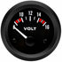 Universal 12V Voltmeter Gauge 52mm/2in (8-16V) for Car, Compatible with Most Vehicles, Aluminum Alloy material, Black/White Color Options