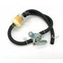Universal fuel tap, petrol shut-off, fuel tap, petrol tap for G, Copper + Aluminum material, automotive replacement use, Black Color