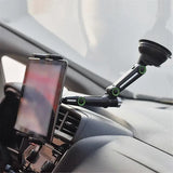 Car Tablet Holder Long Arm Suction Cup Mount for Pro Air 4-13 inch for Tablet SUV Truck Windshield Window Black, Plastic material, Black Color